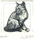 "Sitzende Katze" (223) 